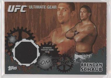2010 Topps UFC Series 4 - Ultimate Gear Relic - Onyx #UG-BS - Brendan Schaub /88
