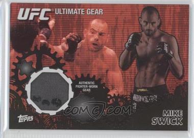 2010 Topps UFC Series 4 - Ultimate Gear Relic - Onyx #UG-MS - Mike Swick /88