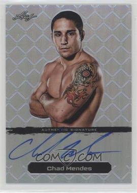 2011 Leaf Metal MMA - [Base] - Silver Prismatic #BA-CM-1 - Chad Mendes /50