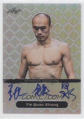 2011 Leaf Metal MMA - [Base] - Silver Prismatic #BA-TQZ - Tiequan Zhang (Tie Quan Zhang) /50