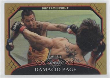 2011 Topps UFC Finest - [Base] - Gold Refractor #97 - Damacio Page /88