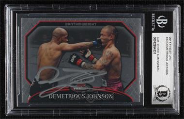 2011 Topps UFC Finest - [Base] #33 - Demetrious Johnson [BAS BGS Authentic]