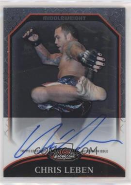 2011 Topps UFC Finest - Fighter Autographs #A-CL - Chris Leben [EX to NM]