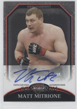 2011 Topps UFC Finest - Fighter Autographs #A-MM - Matt Mitrione