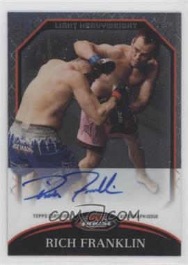 2011 Topps UFC Finest - Fighter Autographs #A-RF - Rich Franklin