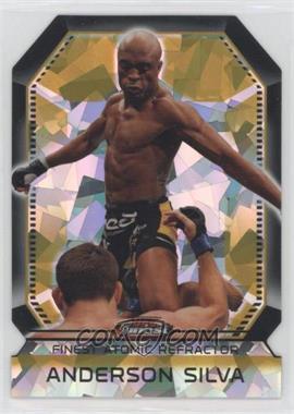 2011 Topps UFC Finest - Finest Atomic Refractor #FAR-2 - Anderson Silva