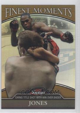 2011 Topps UFC Finest - Finest Moments - Gold Refractor #FM-JJ - Jon Jones /88