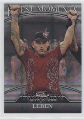 2011 Topps UFC Finest - Finest Moments - X-Fractor #FM-CL - Chris Leben /188