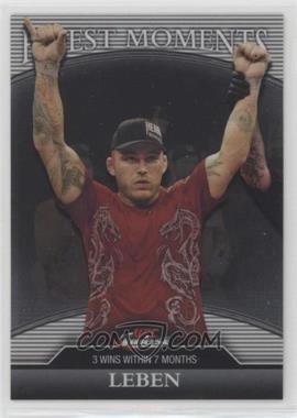 2011 Topps UFC Finest - Finest Moments #FM-CL - Chris Leben /388