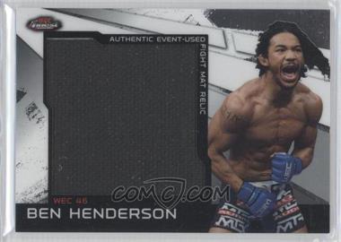 2011 Topps UFC Finest - Jumbo Fight Mat Relics #MR-BH - Benson Henderson (Ben Henderson)