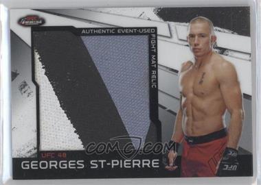 2011 Topps UFC Finest - Jumbo Fight Mat Relics #MR-GSP - Georges St-Pierre
