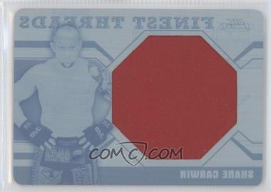 2011 Topps UFC Finest - Threads Jumbo Relics - Printing Plate Cyan #JR-SC - Shane Carwin /1