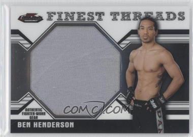 2011 Topps UFC Finest - Threads Jumbo Relics #JR-BH - Ben Henderson