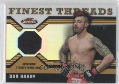 2011 Topps UFC Finest - Threads Relics - Gold Refractor #R-DH - Dan Hardy /88