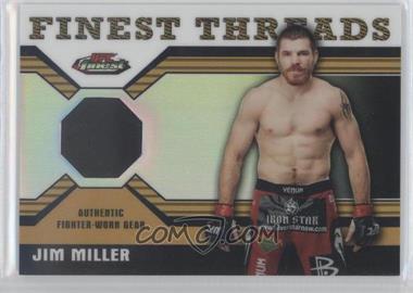 2011 Topps UFC Finest - Threads Relics - Gold Refractor #R-JM - Jim Miller /88