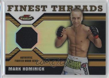 2011 Topps UFC Finest - Threads Relics - Gold Refractor #R-MH - Mark Hominick /88