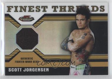 2011 Topps UFC Finest - Threads Relics - Gold Refractor #R-SJ - Scott Jorgensen /88