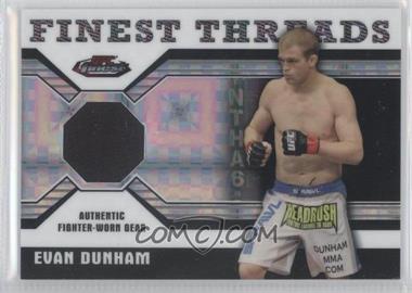 2011 Topps UFC Finest - Threads Relics - X-Fractor #R-ED - Evan Dunham /188