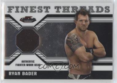 2011 Topps UFC Finest - Threads Relics #R-RB - Ryan Bader [EX to NM]