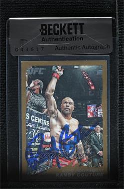 2011 Topps UFC Moment of Truth - [Base] - Gold #1 - Randy Couture [BAS Beckett Auth Sticker]