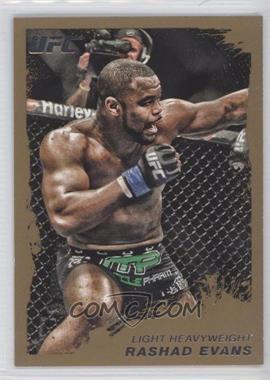 2011 Topps UFC Moment of Truth - [Base] - Gold #158 - Rashad Evans