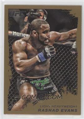 2011 Topps UFC Moment of Truth - [Base] - Gold #158 - Rashad Evans