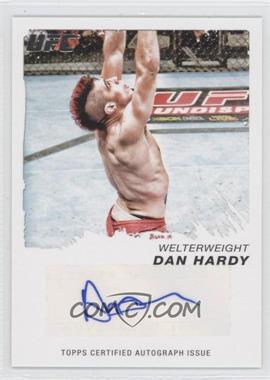 2011 Topps UFC Moment of Truth - Certified Signatures #CS-DHA - Dan Hardy