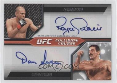 2011 Topps UFC Moment of Truth - Collision Course Duals - Autographs #CCDA-GS - Royce Gracie, Dan Severn /25