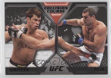 2011 Topps UFC Moment of Truth - Collision Course Duals - Onyx #CC-GR - Forrest Griffin, Mauricio Rua /88