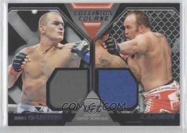 2011 Topps UFC Moment of Truth - Collision Course Duals - Relics #CCDR-DC - Junior Dos Santos, Shane Carwin