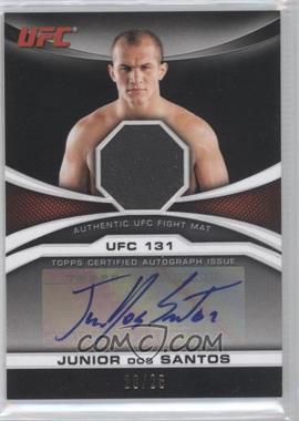2011 Topps UFC Moment of Truth - Dual Autographed Mat relics #DAMTR-DF - Kenny Florian, Junior Dos Santos /25