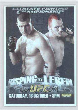 2011 Topps UFC Moment of Truth - Fight Poster Review #FPR-UFC89 - UFC89 (Michael Bisping, Chris Leben)