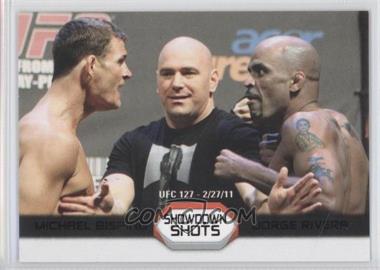 2011 Topps UFC Moment of Truth - Showdown Shots Duals - Onyx #SS-BR - Michael Bisping vs. Jorge Rivera /88