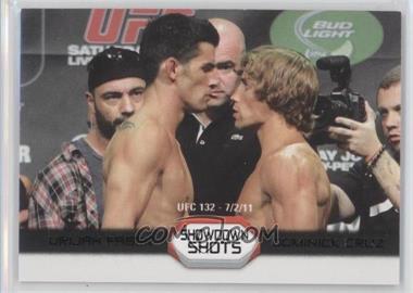 2011 Topps UFC Moment of Truth - Showdown Shots Duals - Onyx #SS-CF - Dominick Cruz vs. Urijah Faber /88