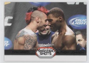 2011 Topps UFC Moment of Truth - Showdown Shots Duals - Onyx #SS-HJ - Dan Hardy vs. Anthony Johnson /88