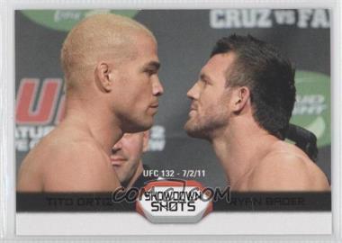 2011 Topps UFC Moment of Truth - Showdown Shots Duals - Onyx #SS-OB - Tito Ortiz vs. Ryan Bader /88