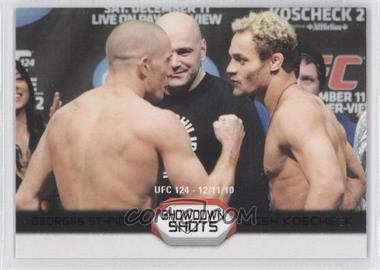 2011 Topps UFC Moment of Truth - Showdown Shots Duals - Onyx #SS-SK.1 - Georges St-Pierre vs. Josh Koscheck /88