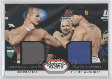 2011 Topps UFC Moment of Truth - Showdown Shots Duals - Relics #SSDR-DC - Junior Dos Santos vs. Shane Carwin