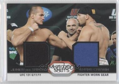 2011 Topps UFC Moment of Truth - Showdown Shots Duals - Relics #SSDR-DC - Junior Dos Santos vs. Shane Carwin