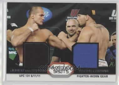 2011 Topps UFC Moment of Truth - Showdown Shots Duals - Relics #SSDR-DC - Junior Dos Santos vs. Shane Carwin