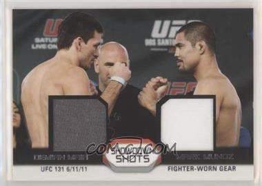 2011 Topps UFC Moment of Truth - Showdown Shots Duals - Relics #SSDR-MM.1 - Demian Maia vs. Mark Munoz