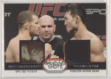 2011 Topps UFC Moment of Truth - Showdown Shots Duals - Relics #SSDR-MO.1 - Nate Marquardt vs. Yushin Okami