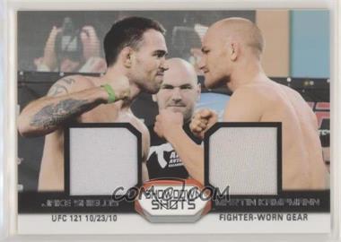 2011 Topps UFC Moment of Truth - Showdown Shots Duals - Relics #SSDR-SK.2 - Jake Shields vs. Martin Kampmann