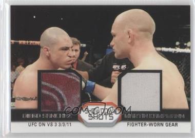 2011 Topps UFC Moment of Truth - Showdown Shots Duals - Relics #SSDR-SK.3 - Diego Sanchez vs. Martin Kampmann