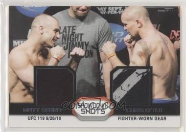 2011 Topps UFC Moment of Truth - Showdown Shots Duals - Relics #SSDR-SL.1 - Matt Serra vs. Chris Lytle