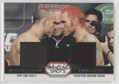 2011 Topps UFC Moment of Truth - Showdown Shots Duals - Relics #SSDR-SL.2 - Wanderlei Silva vs. Chris Leben