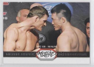 2011 Topps UFC Moment of Truth - Showdown Shots Duals #SS-BA - Michael Bisping vs. Yoshihiro Akiyama