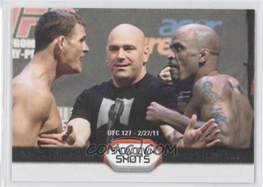 2011 Topps UFC Moment of Truth - Showdown Shots Duals #SS-BR - Michael Bisping vs. Jorge Rivera