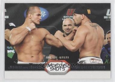 2011 Topps UFC Moment of Truth - Showdown Shots Duals #SS-DC - Junior Dos Santos vs. Shane Carwin