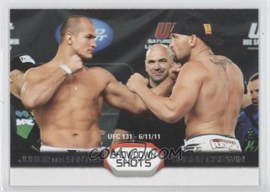 2011 Topps UFC Moment of Truth - Showdown Shots Duals #SS-DC - Junior Dos Santos vs. Shane Carwin